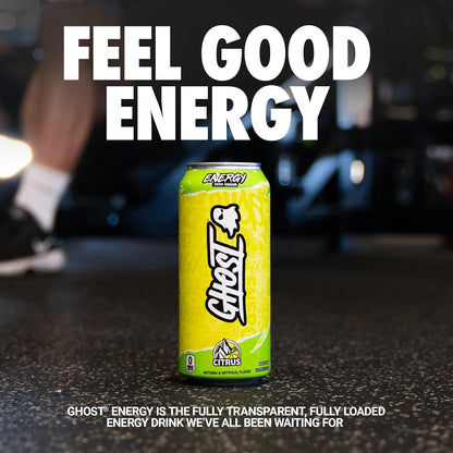 GHOST Energy Drink: Citrus, 16 fl. oz. 12 pack cans