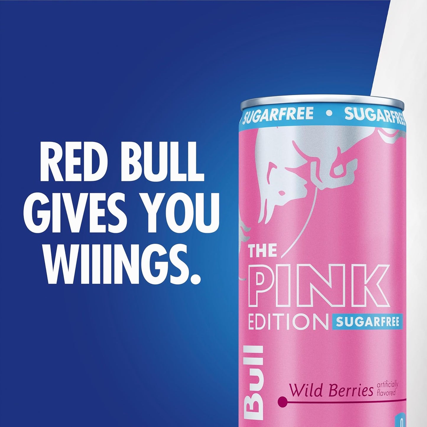 Red Bull: Pink Edition Sugar Free Energy Drink - Wild Berries, 12 fl. oz., 4 pack cans