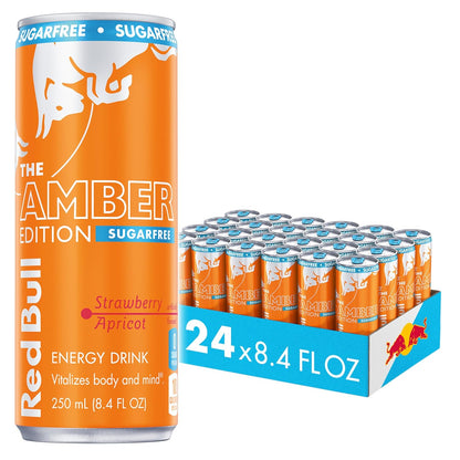 Red Bull: Sea Blue Edition, Sugar Free Juneberry Energy Drink, 12 oz., 24 Pack