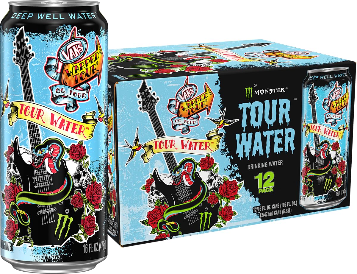 Monster Energy Drink: Tour Water by Monster Energy, Deep Well Water, 16 fl. oz. 15 pack cans
