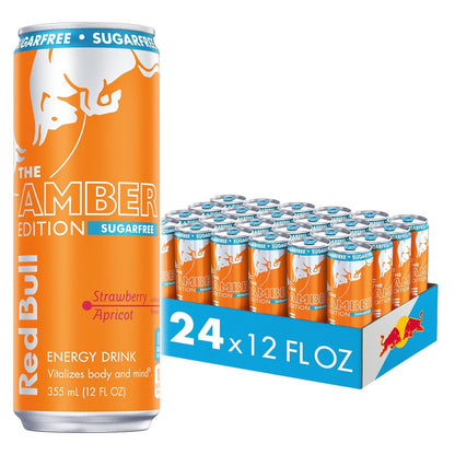 Red Bull: Sea Blue Edition, Sugar Free Juneberry Energy Drink, 12 oz., 24 Pack