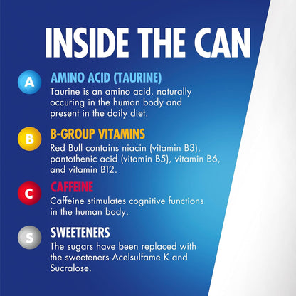 Red Bull: Sea Blue Edition, Sugar Free Juneberry Energy Drink, 12 oz., 24 Pack