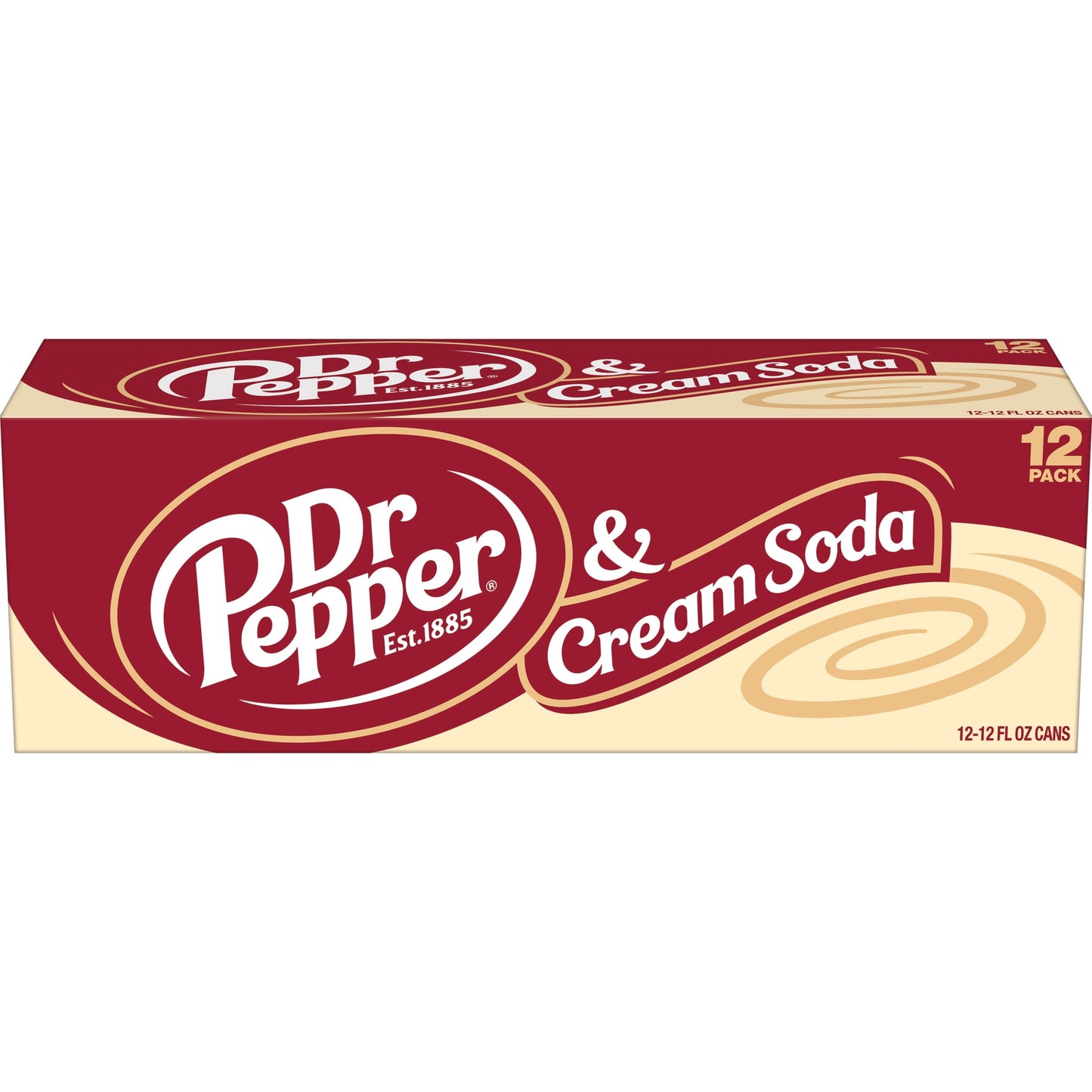 Dr. Pepper: Cream Soda Pop, 12 fl. oz., 12 Pack Cans