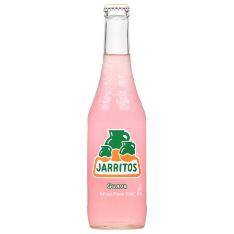 Jarritos Soda: Guava - Glass Bottles, 12.5 fl. oz., 24 pack bottles