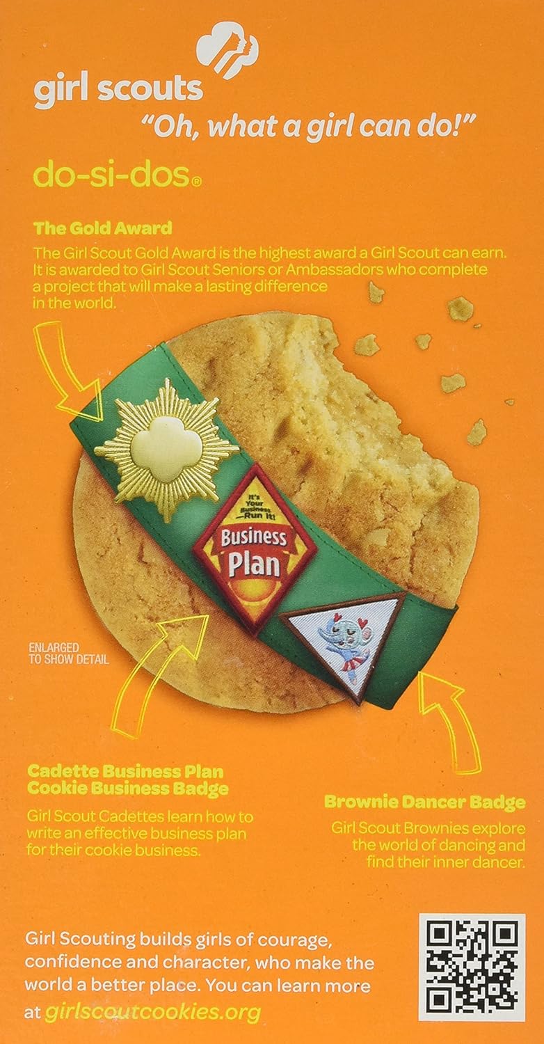Girl Scout Cookies: Do-Si-Do's Peanut Butter Sandwich, 1 box