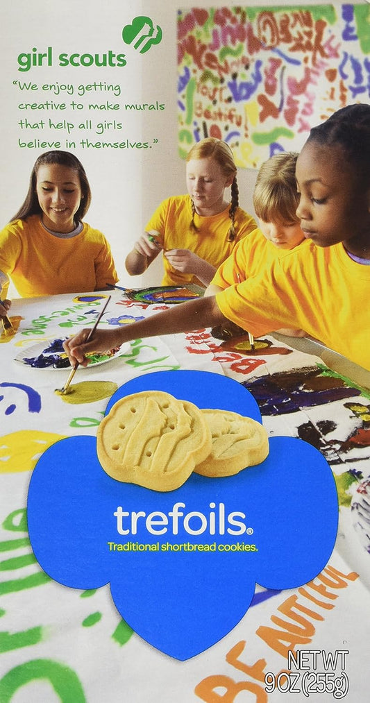 Girl Scout Cookies: Trefoils Traditional Shortbread Cookie, 1 box