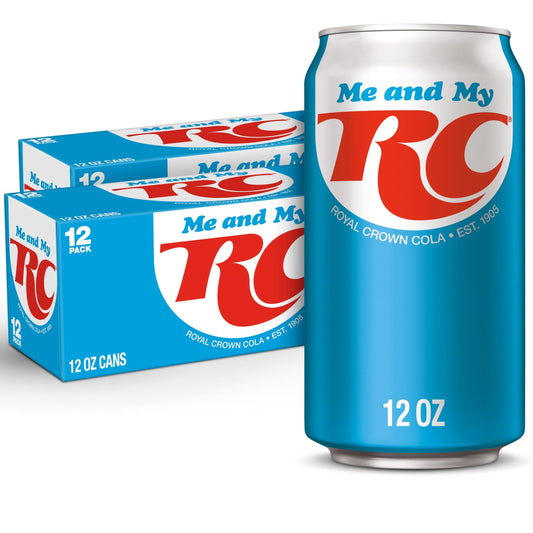 RC Cola: Soda Pop, 12 oz., 12 Pack