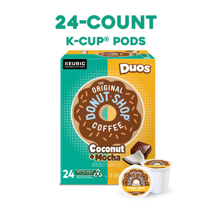 The Original Donut Shop: Coconut Mocha, Medium Roast K-Cup Coffee Pods, 24 Pack
