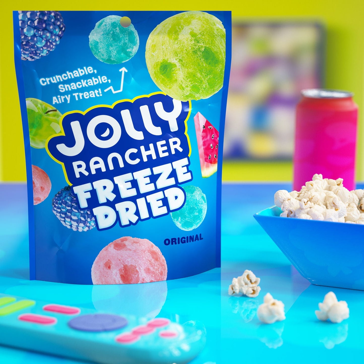 American Candy: Jolly Rancher Freeze Dried, Original Fruit Flavored Candy, 1 Bag