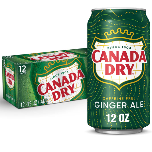Canada Dry: Ginger Ale, 12 fl. oz., 12 Pack Cans