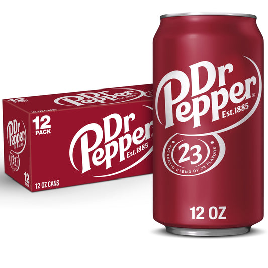 Dr. Pepper: Original Soda Pop, 12 fl. oz., 12 Pack Cans