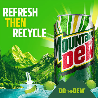 Mountain Dew: Baja Blast Tropical Lime & Citrus, Soda Pop, 12 oz., 12 Pack
