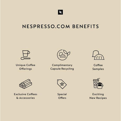 Nespresso: Original Line, Roma Intenso Capsules, Medium Roast Espresso Coffee, 50 Pods