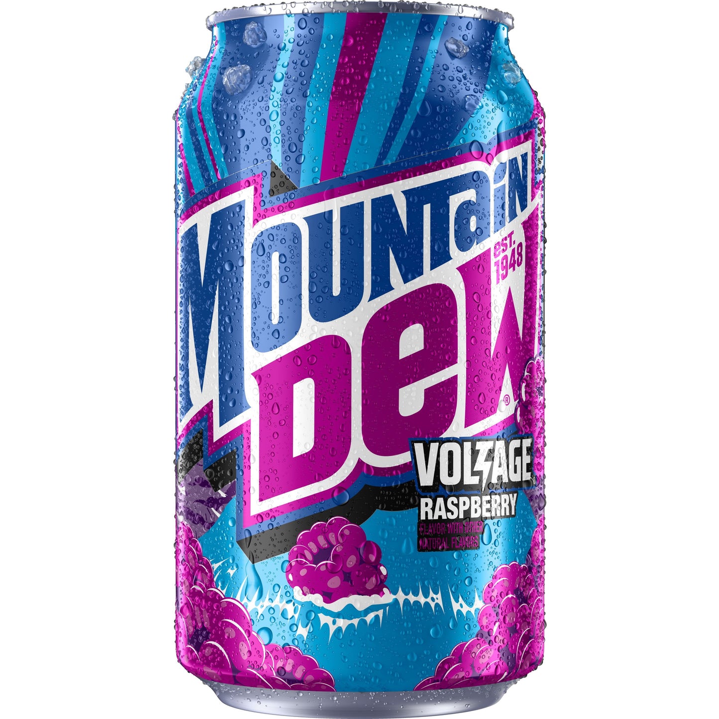Mountain Dew: Voltage Raspberry Citrus and Ginseng, 12 oz., 12 Pack
