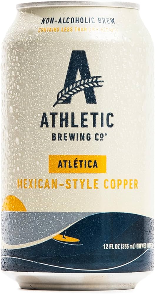 Beer: Athletic Brewing Company: Cerveza Atletica - Craft Non-Alcoholic Beer, 12 Pack Cans