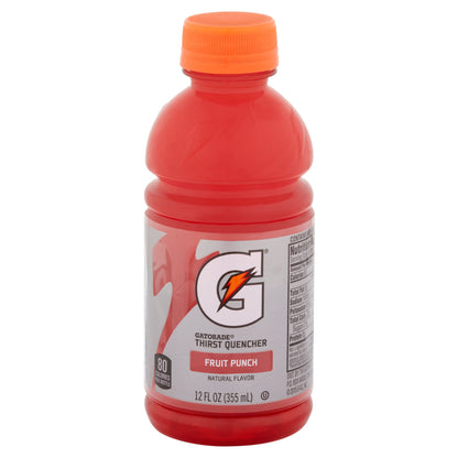 Gatorade Thirst Quencher: Fruit Punch - Sports Drinks, 12 fl. oz., 12 Pack Bottles