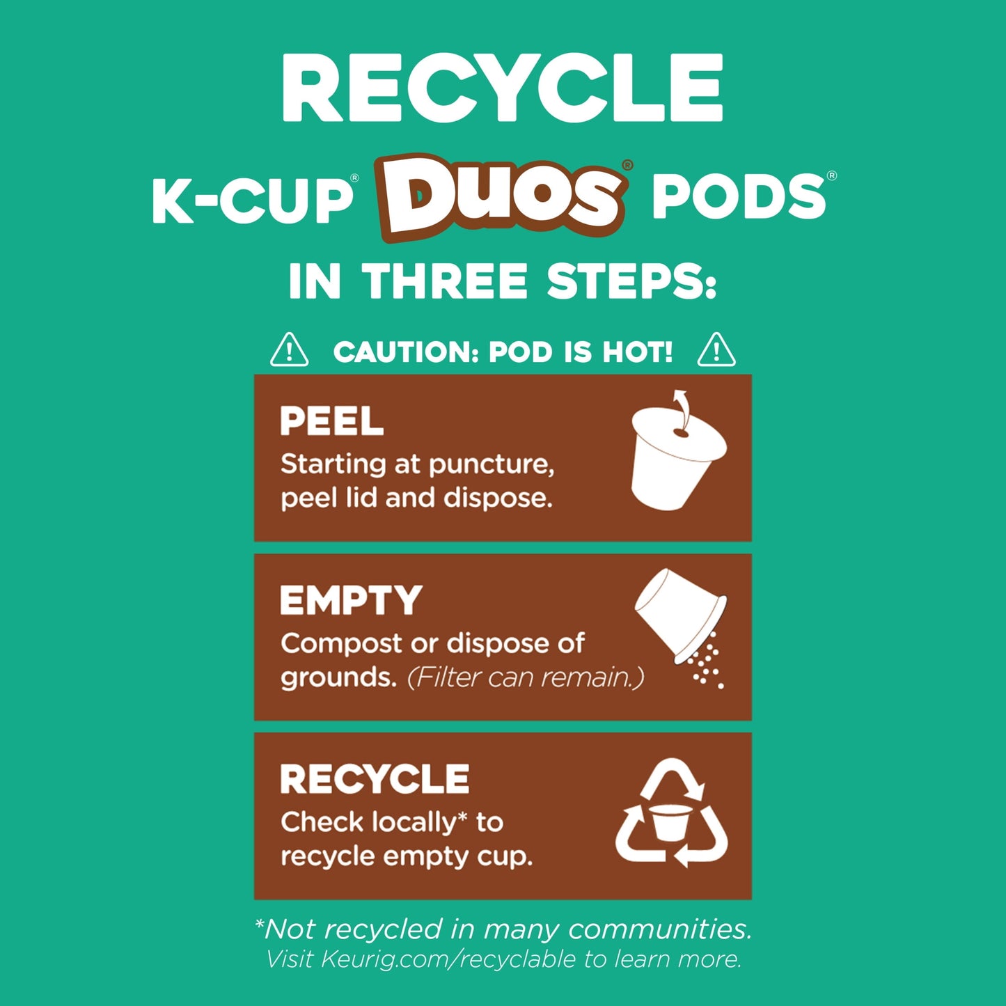 The Original Donut Shop: Coconut Mocha, Medium Roast K-Cup Coffee Pods, 24 Pack