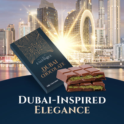 Dubai Candy: Eastanbul Dubai Chocolate Bar Pistachio, 1  2.5 oz. Bar