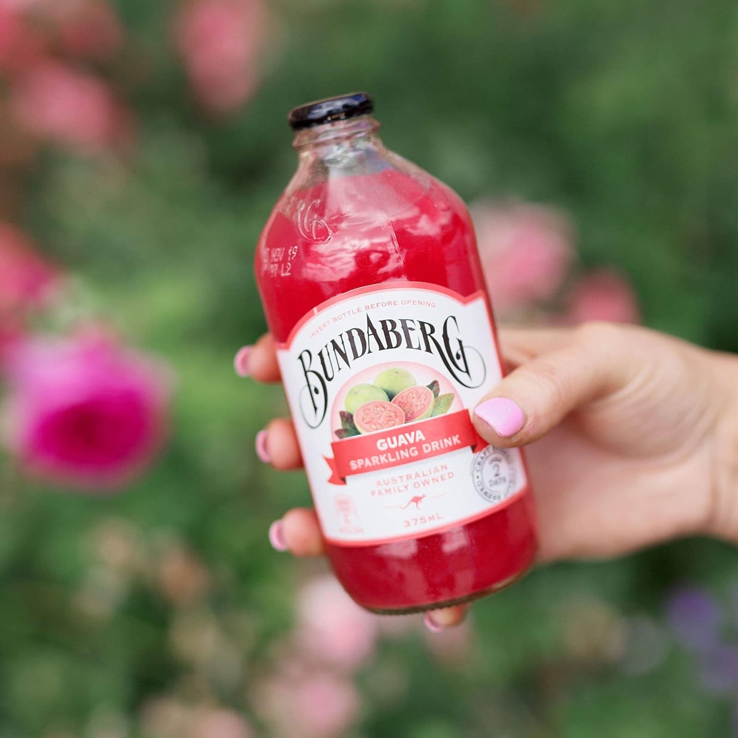 Bundaberg: Sparkling Guava, Fruit Drink, 12.7 oz., 4 Pack