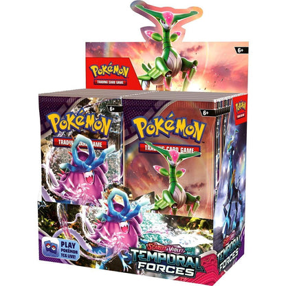 Pokémon TCG: Scarlet and Violet Temporal Forces - Booster Box, 36 Booster Packs