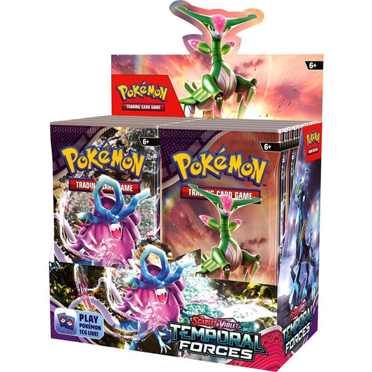 Pokémon TCG: Scarlet and Violet Temporal Forces - Booster Box, 36 Booster Packs