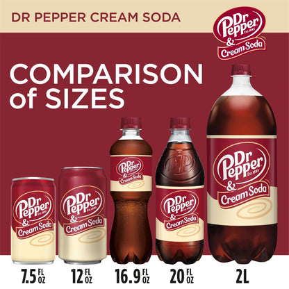 Dr. Pepper: Cream Soda, 12 oz., 12 Pack