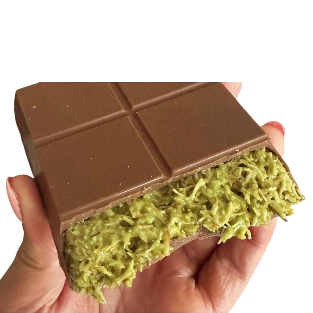 Dubai Candy: Knafeh Dubai Chocolate Pistachio Bar, 1  7.5 oz Bar
