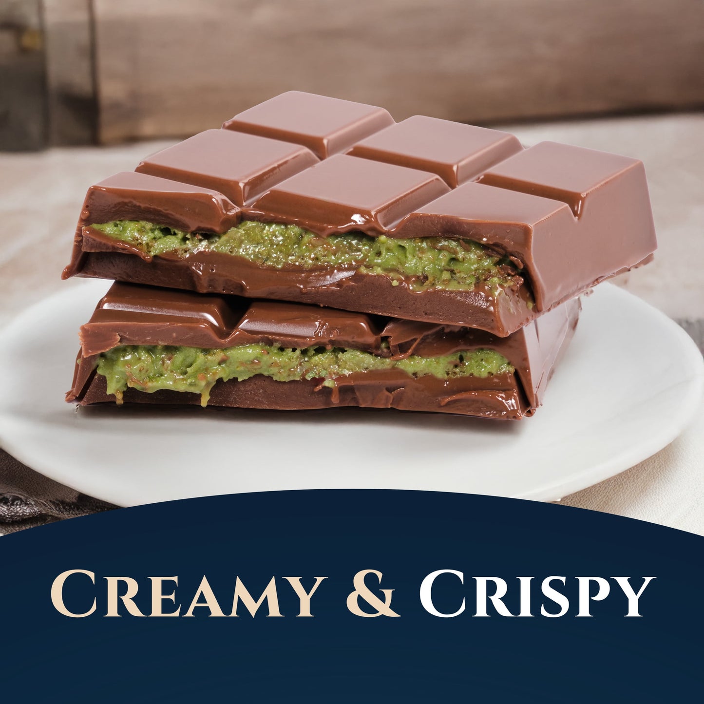 Dubai Candy: Eastanbul Dubai Chocolate Bar Pistachio, 1  2.5 oz. Bar