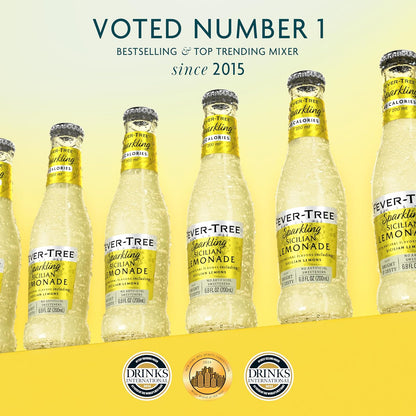 Fever-Tree: Sparkling Sicilian Lemonade, 6.8 oz., 24 Pack