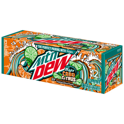 Mountain Dew: Cabo Citrus Baja Blast, 12 Oz., 12 Pack