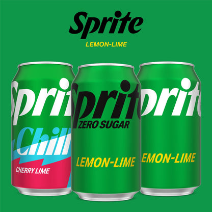 Sprite: Zero Sugar, Lemon Lime Soda Pop, 12 fl. oz., 12 Pack Cans