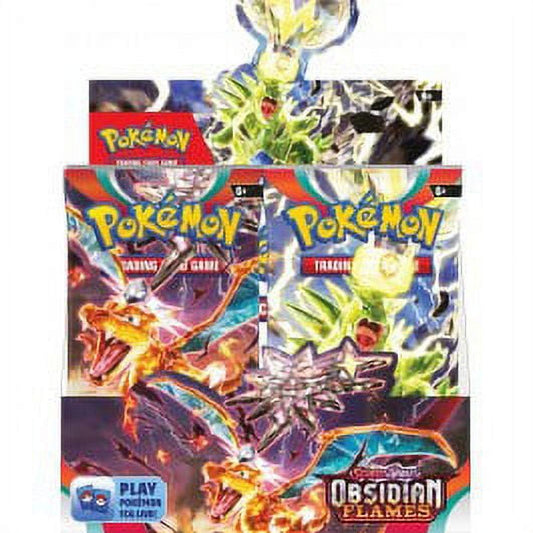 Pokémon TCG: Scarlet & Violet Obsidian Flames - Booster Box, 36 Booster Packs