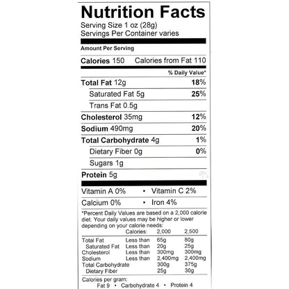 Tillamook Country Smoker: Smoked Sausages, Original Beef, 20 Pack