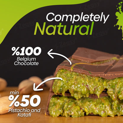 Dubai Candy: Knafeh Dubai Chocolate Pistachio Bar, 1  7.5 oz Bar