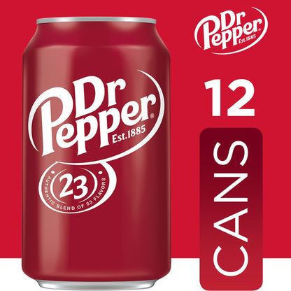 Dr. Pepper: Original Soda Pop, 12 fl. oz., 12 Pack Cans