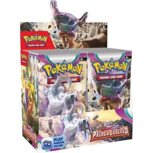 Pokémon TCG: Scarlet & Violet Paldea - Evolved Booster Box, 36 Booster Packs