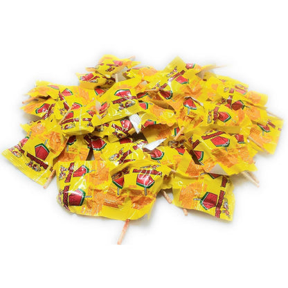 Rebanaditas: Chili Covered Watermelon Flavored Lollipops, 40 Pieces
