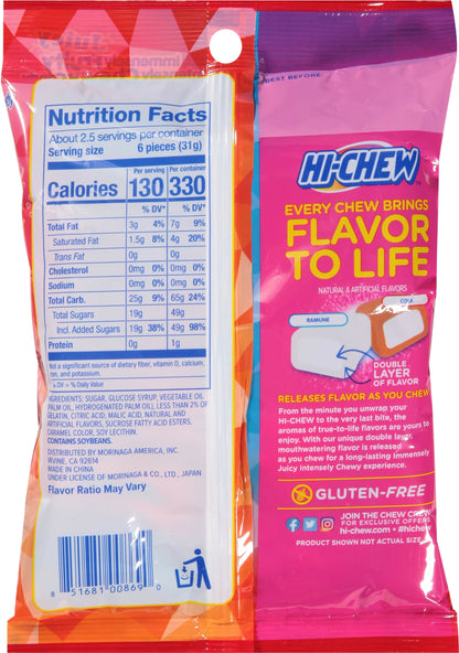 Japanese Candy: HI-CHEW Bag Soda Pop, 1 pack
