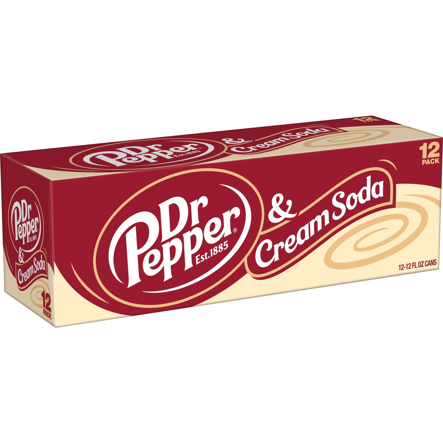 Dr. Pepper: Cream Soda Pop, 12 fl. oz., 12 Pack Cans