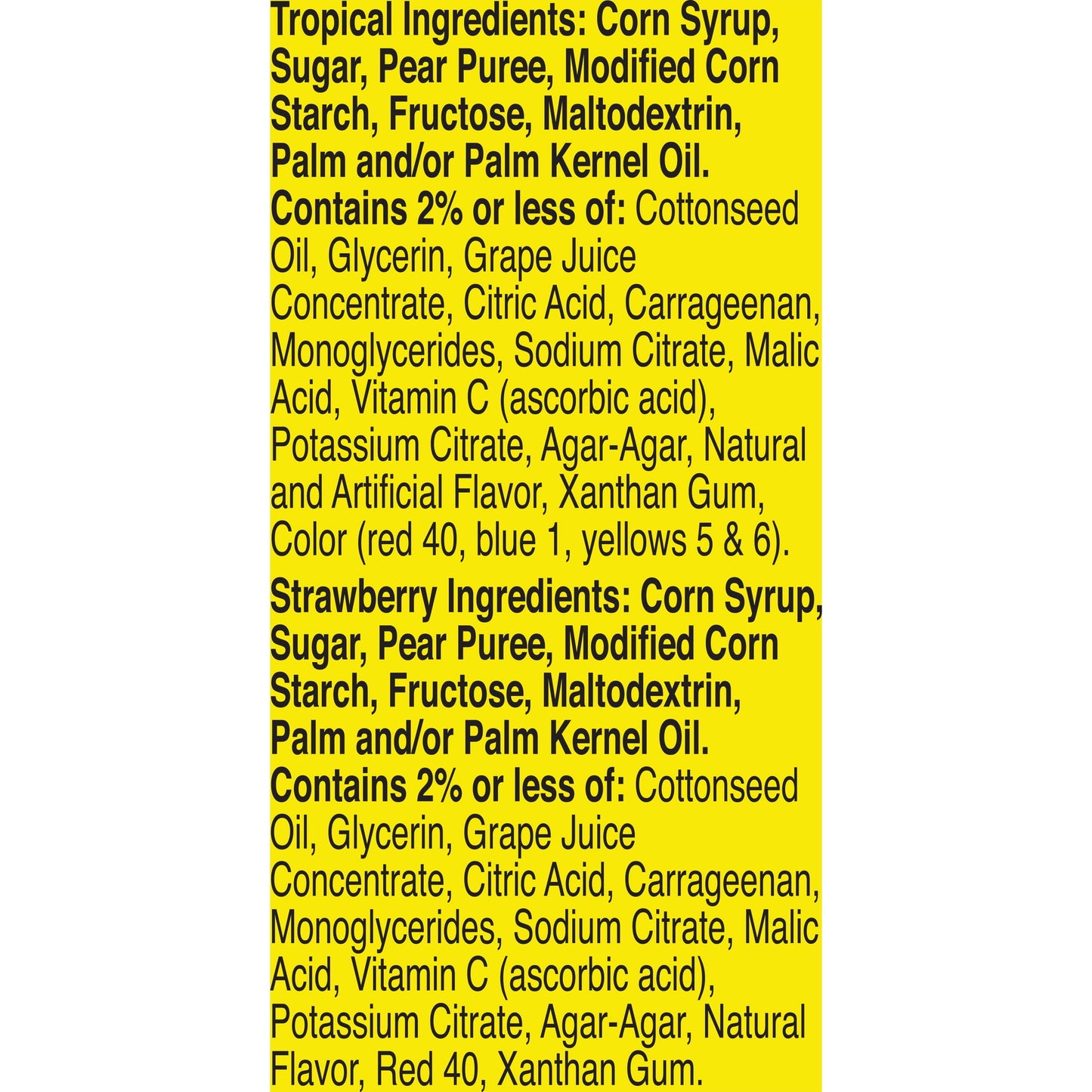 Gushers: Fruit Flavored Snacks, Tropical and Strawberry Flavors, 20 Pack