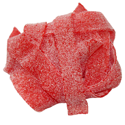 Dulces Colibri: Premium Strawberry Chamoy Belt Gummies, 1 Jar
